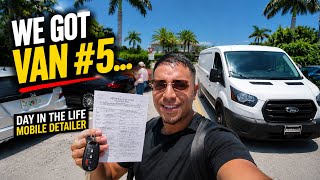 Day In The Life of a $50K/Month Mobile Detailer | stressful day