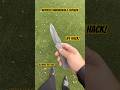 Life hack for the Umnumzaan & Sebenza #knifecommunity #edc #knifeshorts