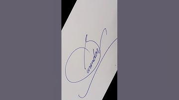 surendar name..comments your name#drona calligraphy #shorts#signature#style#request#