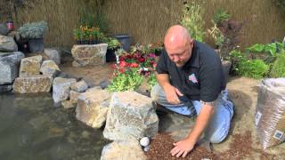 How to build a Fish Pond  Part 20 | Pond Edging & Landscape Borders