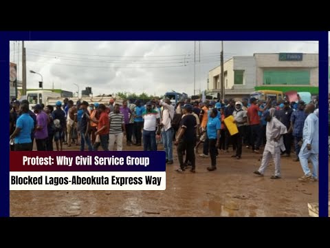 Protest: See Why Civil Society Group Blocked Lagos-Abeokuta Express Way