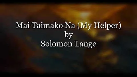 Solomon Lange- mai tai mako na