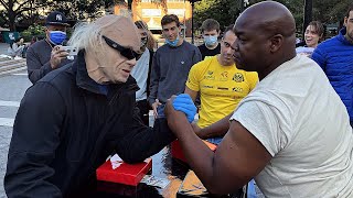 Can You Beat This Old Man At Arm Wrestling ?