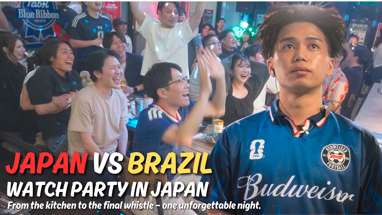 Fans Erupt as Japan Scores Against Brazil: Inside a Midnight World Cup Party in Japan