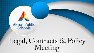 Legal, Contracts & Policy Committee Meeting Livestream  May 13, 2024