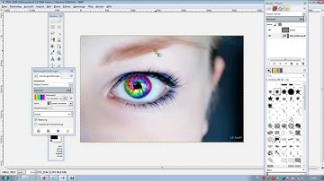 GIMP Regenbogen Augen