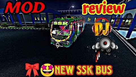 🎀🤩new ssk bus mod review 🆂︎🆂︎🅺︎ bus mod release in game bus similar ID #sskbusmod