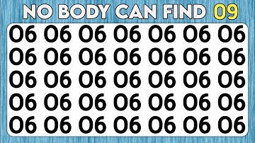 Test your eyes - Number and Letter Hard Edition | Observation Skills Ability 