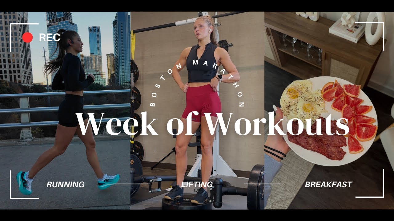 Week of Workouts | Marathon Training - YouTube
