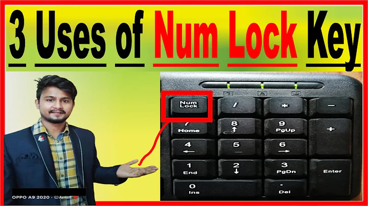 Num Lock key on Keyboard | Num Lock Shortcut key | Use of numeric Pad in Computer