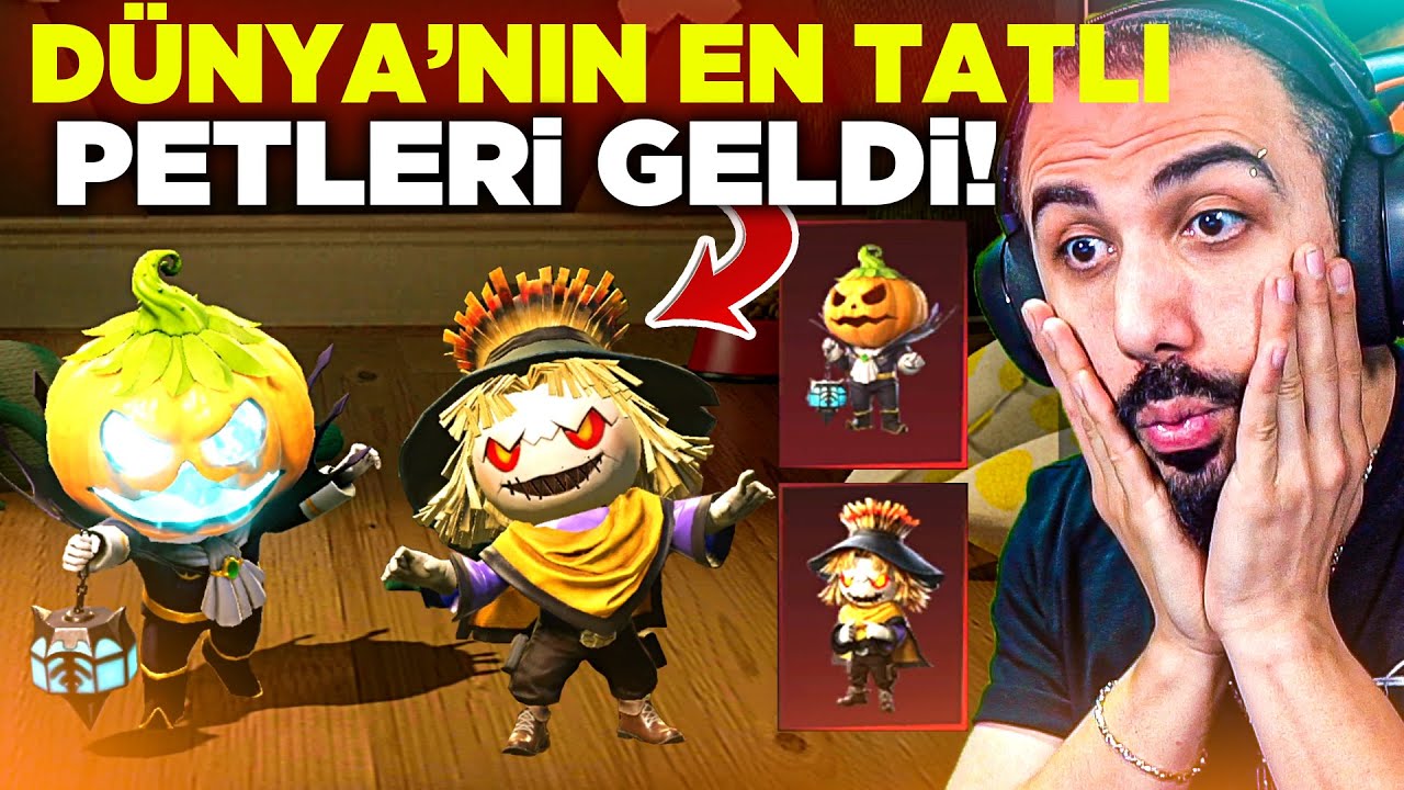 YENİ DESTANSI BALKABAĞI VE KORKULUK PETLERİ GELDİ!! 😮 FULLEDİK (AŞIRI TATLI) | PUBG MOBILE