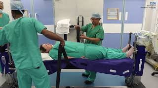 How to prone patients using the sandwich flip method on the Allen Table at NUH