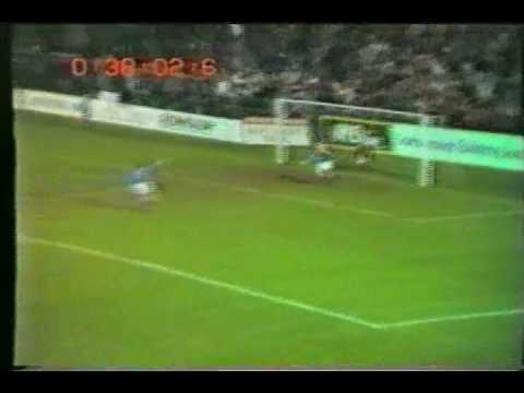 Amazing own goal by Steve Richards to give Carlisle United a last gasp winner in the FA cup on 10 December 1988. Carlisle had been under the kosh all game until that point and then drew Liverpool in the next round.