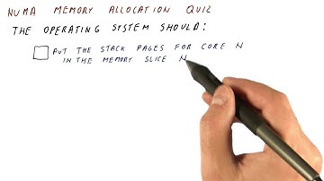 Numa Memory Allocation Quiz - Georgia Tech - HPCA: Part 5