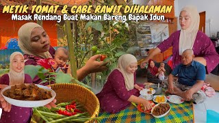 Download lagu KEHIDUPAN DIDESA | Metik Sayuran Dipekarangan Rumah Mamah Idun Lanjut Masak Rendang Ala Mamah Arul