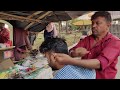 Street barber intense head massage  indian massage