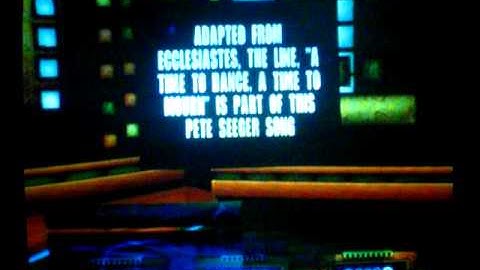 Jeopardy! PlayStation Two Gameplay 1 (Second Redemption) Part 3