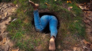 Girl Living Off Grid Build The Most Secret Underground Tunnel Shelter by ancient skills