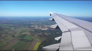 Air France Airbus A318 / Paris CDG to Hamburg / Tour Hamburg, Bremen, Lübeck / 4K Video