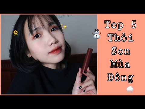 TOP 5 THỎI SON CHO MÙA ĐÔNG l Minh Ngọc