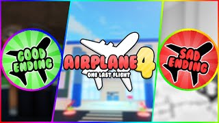Airplane 4 ️ [Story] - All Endings! - Roblox
