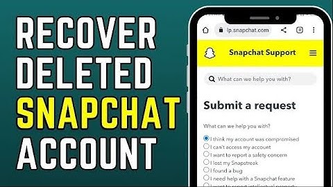 How to Recover Permanently Deleted Snapchat Account After 30 Days in 2023 ?