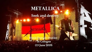 METALLICA - Seek and destroy (Live in Köln 2019, HD)