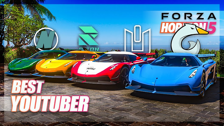 Forza Horizon 5 - Who is the Fastest Forza YouTuber? Ft. Goosiest, Rizon, Nitret