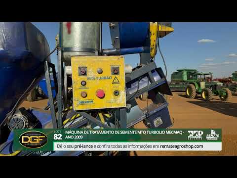 Lote 82 - Máquina de Tratar Semente MecMaq MTQ Turbolio | Ano 2009