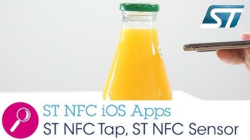 ST NFC iOS Apps - ST NFC Tap and ST NFC Sensor