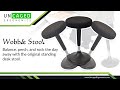 Wobble stool overview ergonomic sit stand standing desk stool perch perching chair