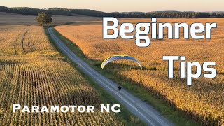 Paramotor Tips for Beginners - Flights from 3 Fields - Paramotor NC