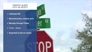 Traffic alert for City of Scott
