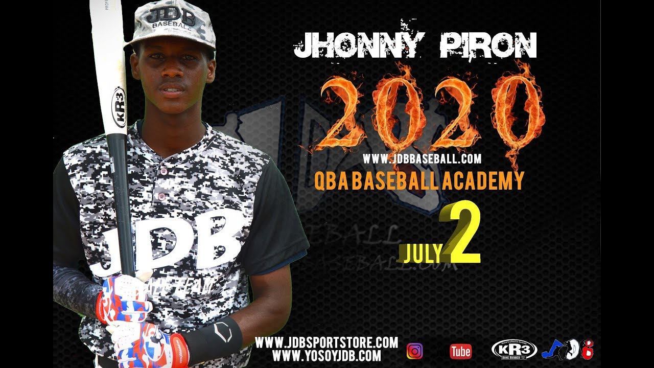 Jhonny Piron OF 2020 Class from (Quality Baseball Academy) Date video