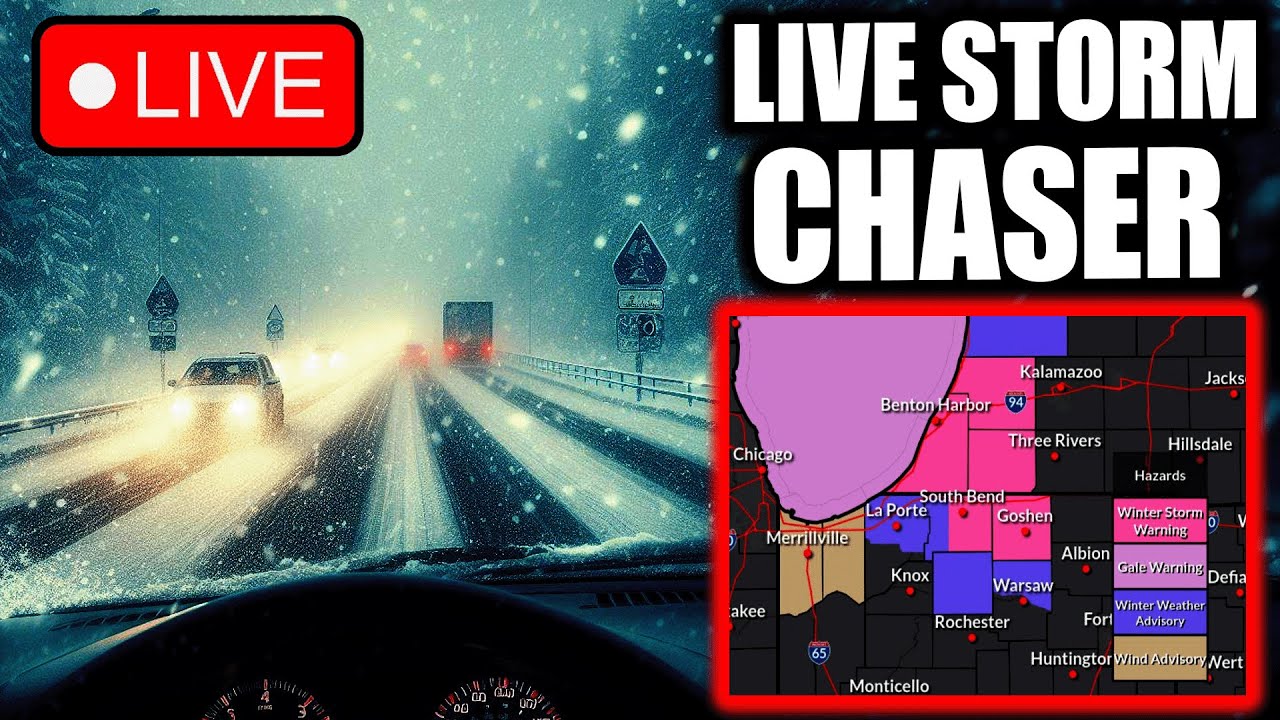Dangerous Lake Effect Snow And Whiteout Conditions Pummel SW Michigan ...