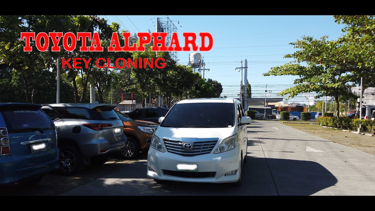 Toyota Alphard Car Key Programming - YouTube