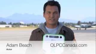 Adam Beach supports OLPC Canada