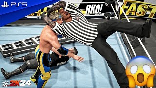 WWE 2K24 - Kevin Owens vs. Logan Paul - Randy Orton Special Guest Referee | PS5™ [4K60]