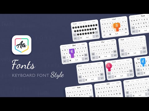 Fonts - Keyboard Font Style