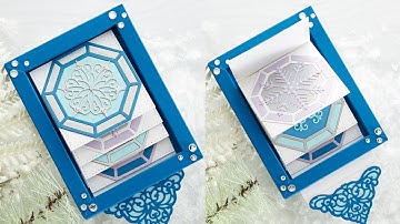 Christmas Cascade by Becca Feeken Tutorial | Create a Kinetic Card