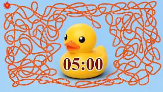 💥 5 Minute BOOM Timer 🐥 Rubber Duck Explosion | Fun Study & Focus Countdown