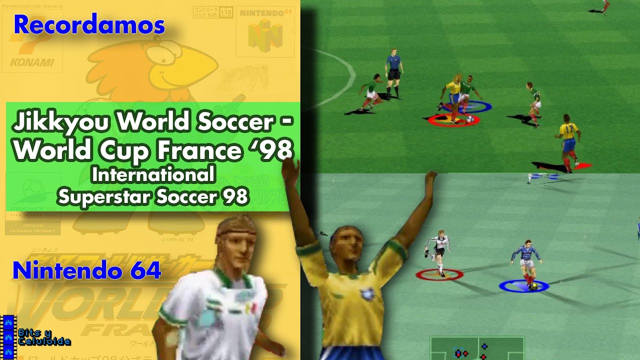 International Superstar Soccer 98 / Jikkyou World Soccer World Cup France 98 (N64) Retro International Superstar Soccer 98 / Jikkyou World Soccer World Cup France 98 (N64) Retro