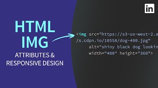 HTML Tutorial - IMG tag attributes and responsive resolution