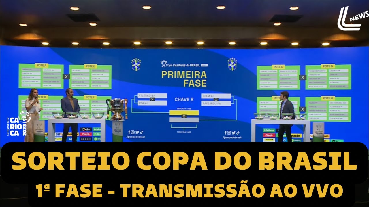 Sorteio das quartas de final da Copa do Brasil: acompanhe AO VIVO