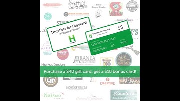 Together for Hayward Gift Card Program