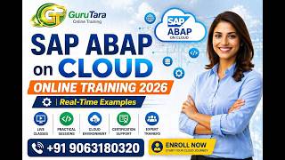 SAP ABAP on Cloud Online Training 2026 Full Course for Beginners +91 9063180320