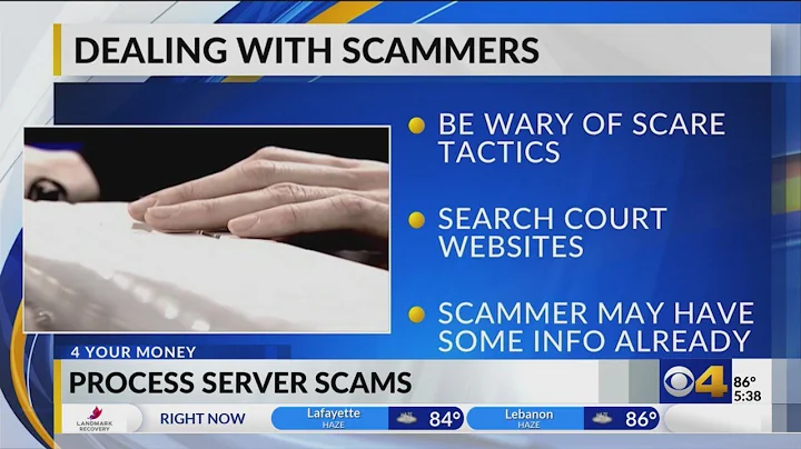 BBB advises to look out for the 'process server' scam