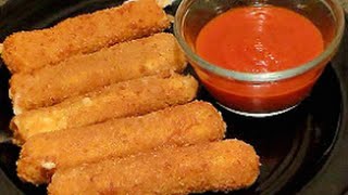 World's Best Homemade Mozzarella Sticks Recipe: Delicious Crispy Fried Mozzarella Sticks