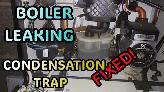 Boiler Condensation Trap Blockage & Leaking