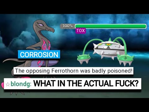 NOOB GETS SALTY on CORROSION SALAZZLE in POKEMON SHOWDOWN